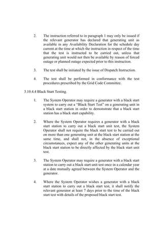 Electricity primary grid_code_regulations_2003 | PDF