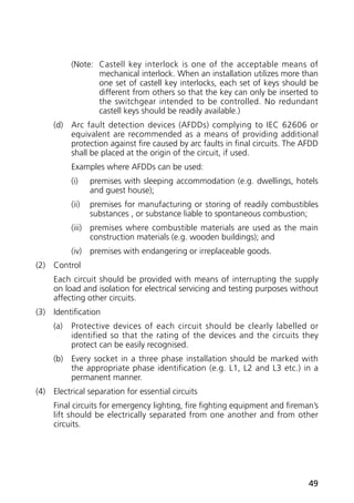 ELECTRICITYWIRING REGULATION for safety of | PDF