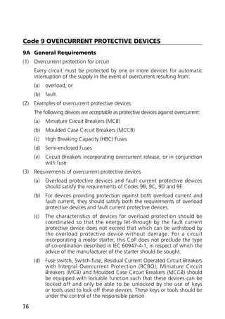 ELECTRICITYWIRING REGULATION for safety of | PDF