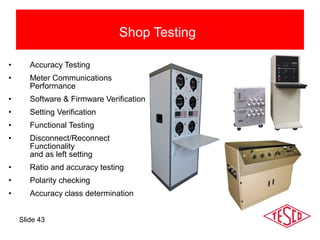 Sample Electrical Meter Testing Program Electric Meter and Transformer Testing in an AMI World - AclaraConnect ...