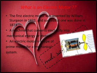 pprinciple of electrical motor and generator | PPTX