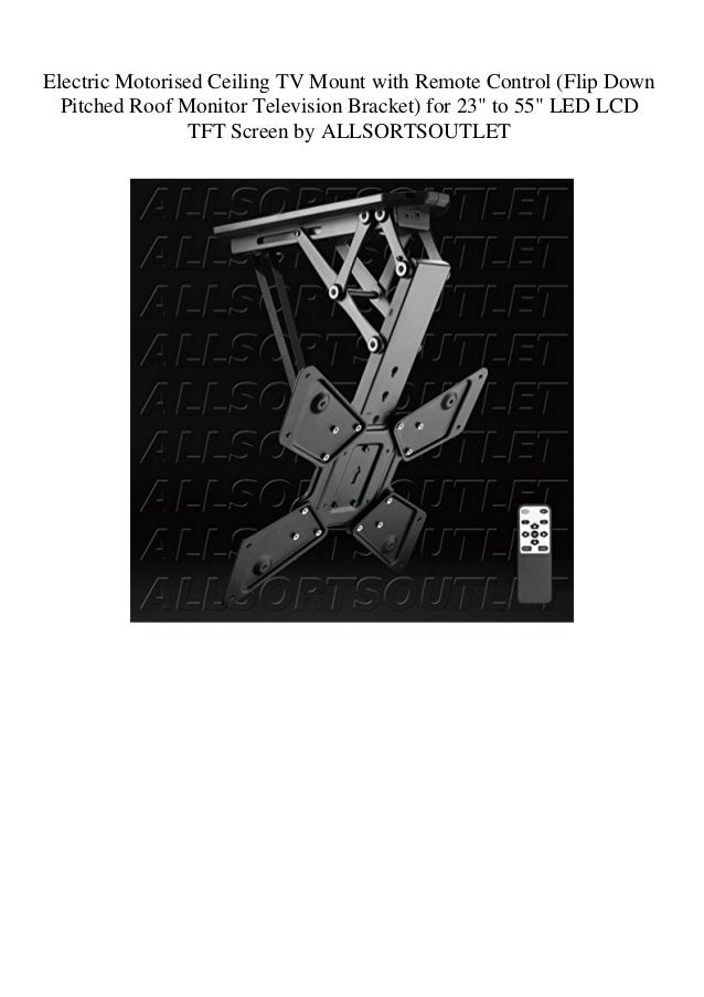 Electric Motorised Ceiling Tv Mount With Remote Control