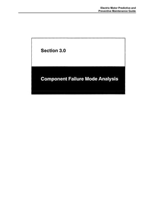 Electric Motor Predictive and
Preventive Maintenance Guide
 
