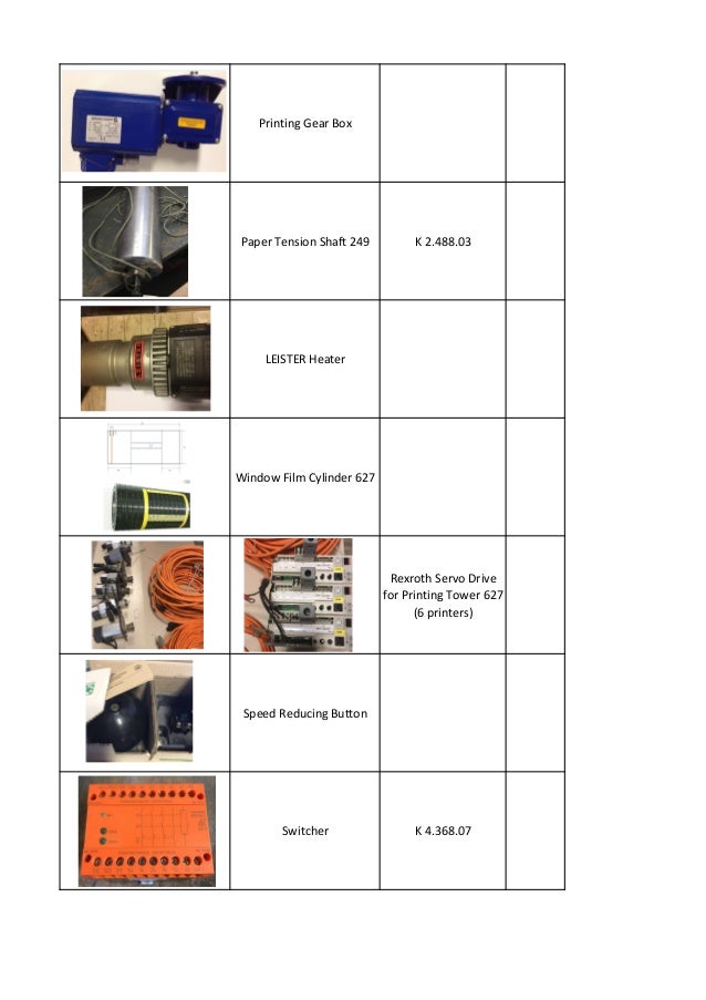 Electric Parts for WD Envelope Machine 201708