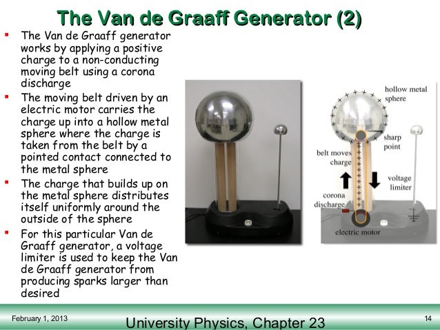 electric potential how van de graaff generator works