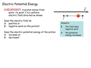 Comprehensive Overview of Electric Potential and Energy Concepts in ...