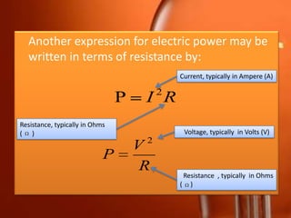 Electric power | PPTX