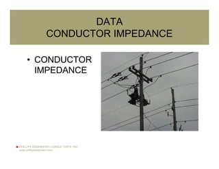 PHILLIPS ENGINEERS+ CONSULTANTS, INC.
www.phillipsengineers.com
DATA
CONDUCTOR IMPEDANCE
• CONDUCTOR
IMPEDANCE
 
