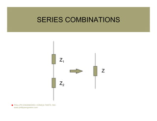PHILLIPS ENGINEERS+ CONSULTANTS, INC.
www.phillipsengineers.com
SERIES COMBINATIONS
Z1
Z2
Z
 