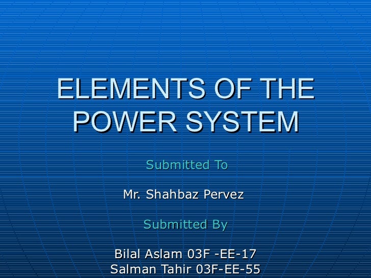 Electrical Power System Ppt EPRI Maps Out Power System Of The Future 