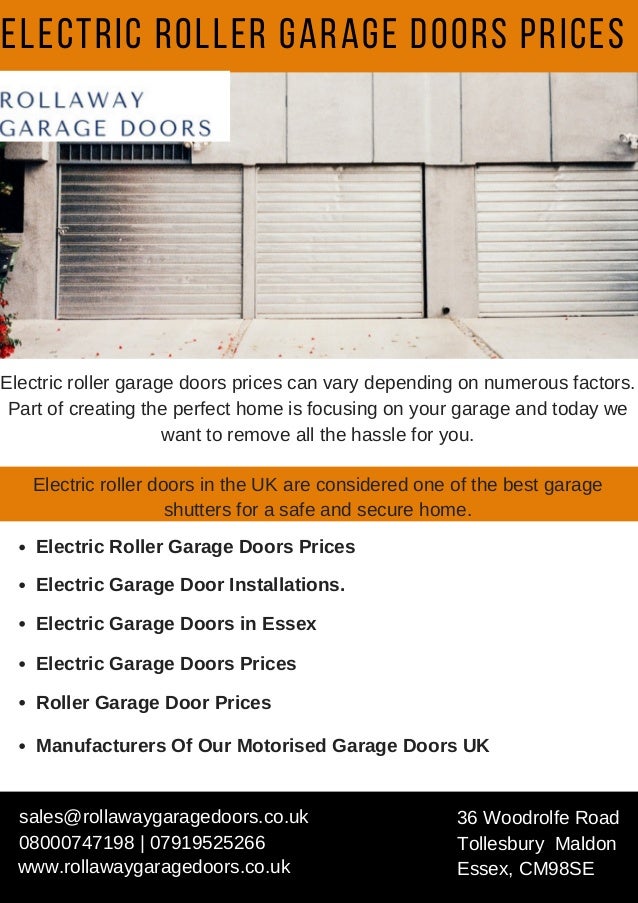 Electric Roller Garage Doors Prices Amp Tips For Budgeting