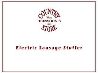 All models of electric sausage stuffer