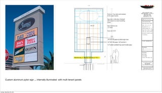 Electric sign and awnings | PDF
