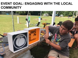 EVENT GOAL: ENGAGING WITH THE LOCAL
COMMUNITY
 