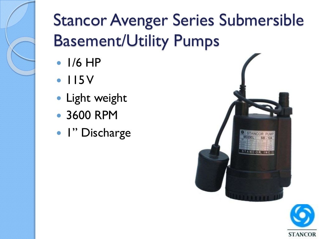 Stancor Pumps Electric Submersible Pumps