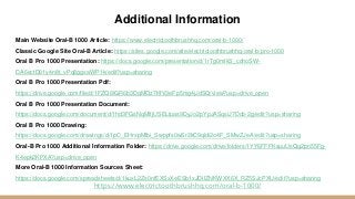 Additional Information
Main Website Oral-B 1000 Article: https://www.electrictoothbrushhq.com/oral-b-1000/
Classic Google Site Oral-B Article: https://sites.google.com/site/electrictoothbrushhq/oral-b/pro-1000
Oral B Pro 1000 Presentation: https://docs.google.com/presentation/d/1rTg0mIkS_cdhoSW-
DA6ectD01y4n8t_vPq8ggxaWP1k/edit?usp=sharing
Oral B Pro 1000 Presentation Pdf:
https://drive.google.com/file/d/1FZQ6IGR6b3DqMOz7KfV3eFp5mg4jJdSQ/view?usp=drive_open
Oral B Pro 1000 Presentation Document:
https://docs.google.com/document/d/1hd3FGsNqMltjUSELtuas9DyJo2pYpJASqsiJ7Dcb-2g/edit?usp=sharing
Oral B Pro 1000 Drawing:
https://docs.google.com/drawings/d/1pC_EHrxpMlbi_Swppfs0wSr2kC9qldi2o4F_SMwZJeA/edit?usp=sharing
Oral-B Pro 1000 Additional Information Folder: https://drive.google.com/drive/folders/1YY6FFFKsuuUsQq2pn55Fg-
K4epk2KPXA?usp=drive_open
More Oral-B 1000 Information Sources Sheet:
https://docs.google.com/spreadsheets/d/1kuxL2Zs0nfEXSxXeESb1xJDIlZNKWXX6X_RZ5SJcPXU/edit?usp=sharing
https://www.electrictoothbrushhq.com/oral-b-1000/
 