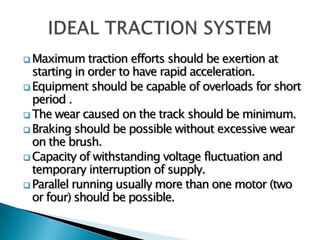 Electric Traction | PPTX