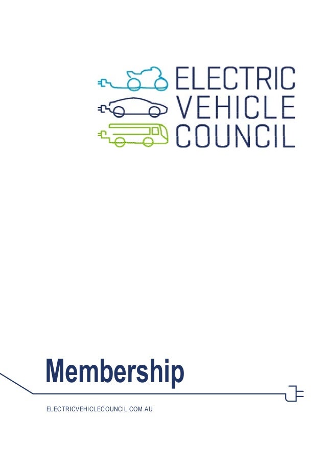 Electric Vehicle Council Membership Information