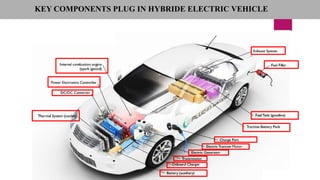 KEY COMPONENTS PLUG IN HYBRIDE ELECTRIC VEHICLE
 