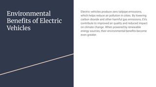 Electric Vehicles and Their Role in Sustainable Transportation | PDF