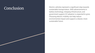 Electric Vehicles and Their Role in Sustainable Transportation | PDF