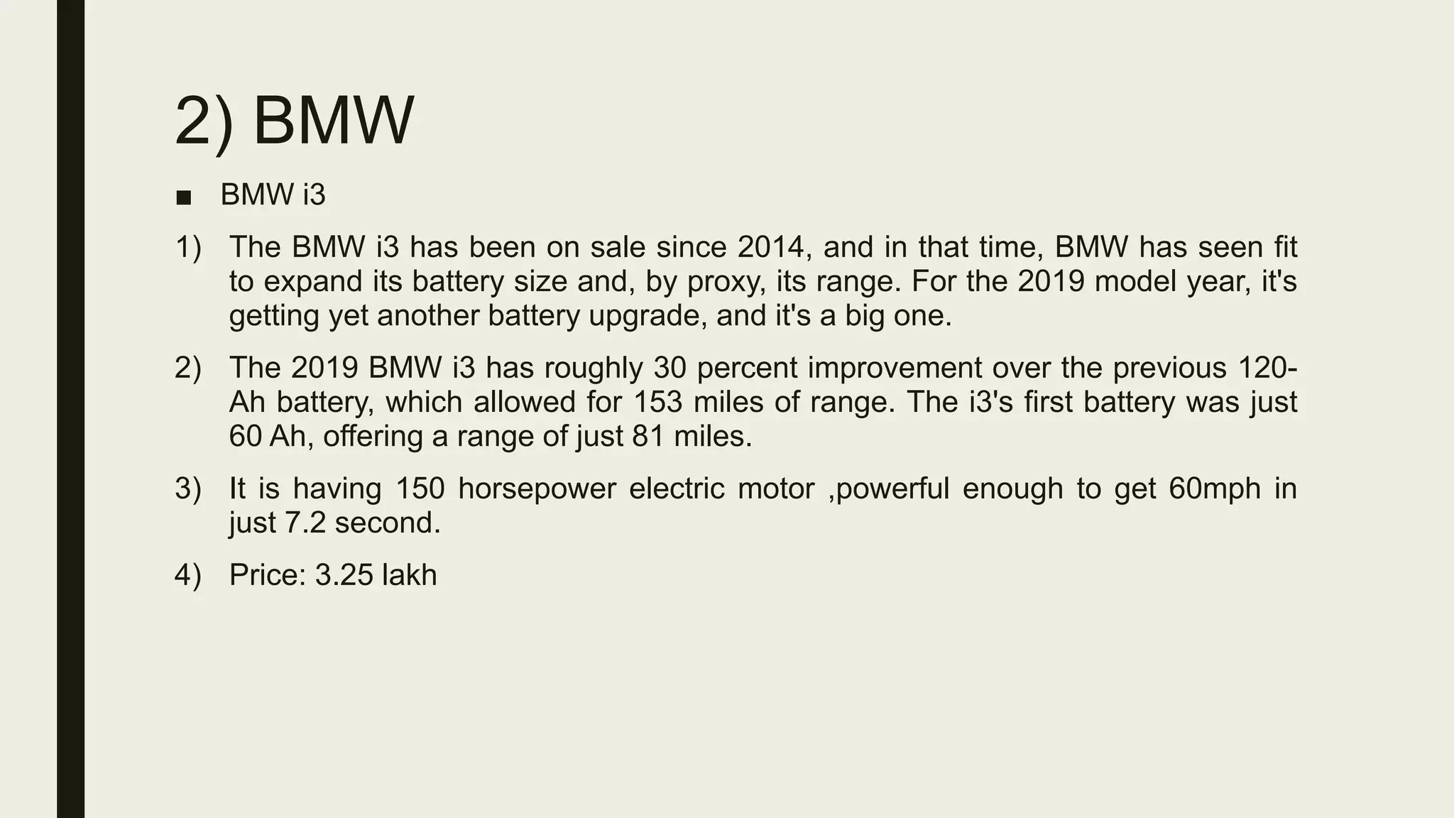 Electric vehicles ppt PPT Electric vehicles ppt PPT