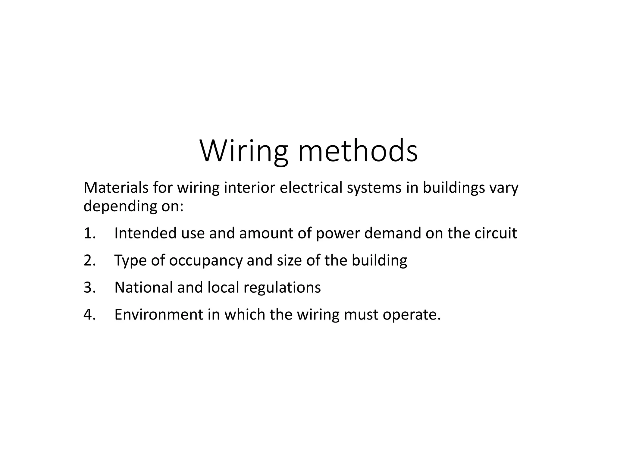 Electric wiring and earthing | PPTX