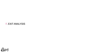 F. EXIT ANALYSIS
 