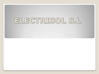 Electrisol - Proyecto Emprendedor Escuelas SAFA - Écija