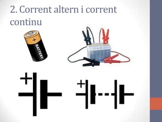 2. Corrent altern i corrent
continu
 