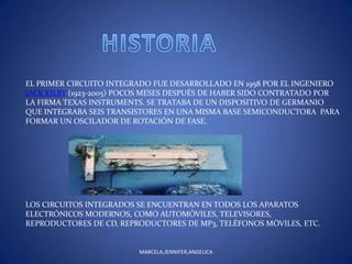BIOELECTRONICA La bioelectronica es la ciencia encargada  del desarrollo  de un sistema biológico ( ser  vivo ) ,modelado a través de un sistema electrónico.Esta ciencia cubre una parte importante  en el desarrollo  de prótesis humanas ,y animales robotizados .