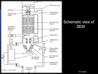 Schematic view of
SEM
S S Jena
 