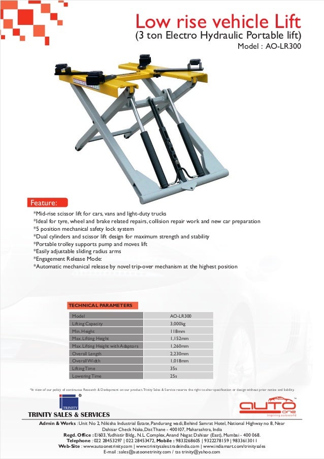 hydraulic 4 post lifts auto one india 91 22 28453297 hydraulic car lift how it works
