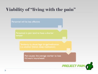Viability of “living with the pain”
 