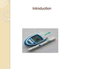 Introduction
It is an analytical device, used for the detection of analyt, that
combine a biological component
with a physiochemical detector.
 