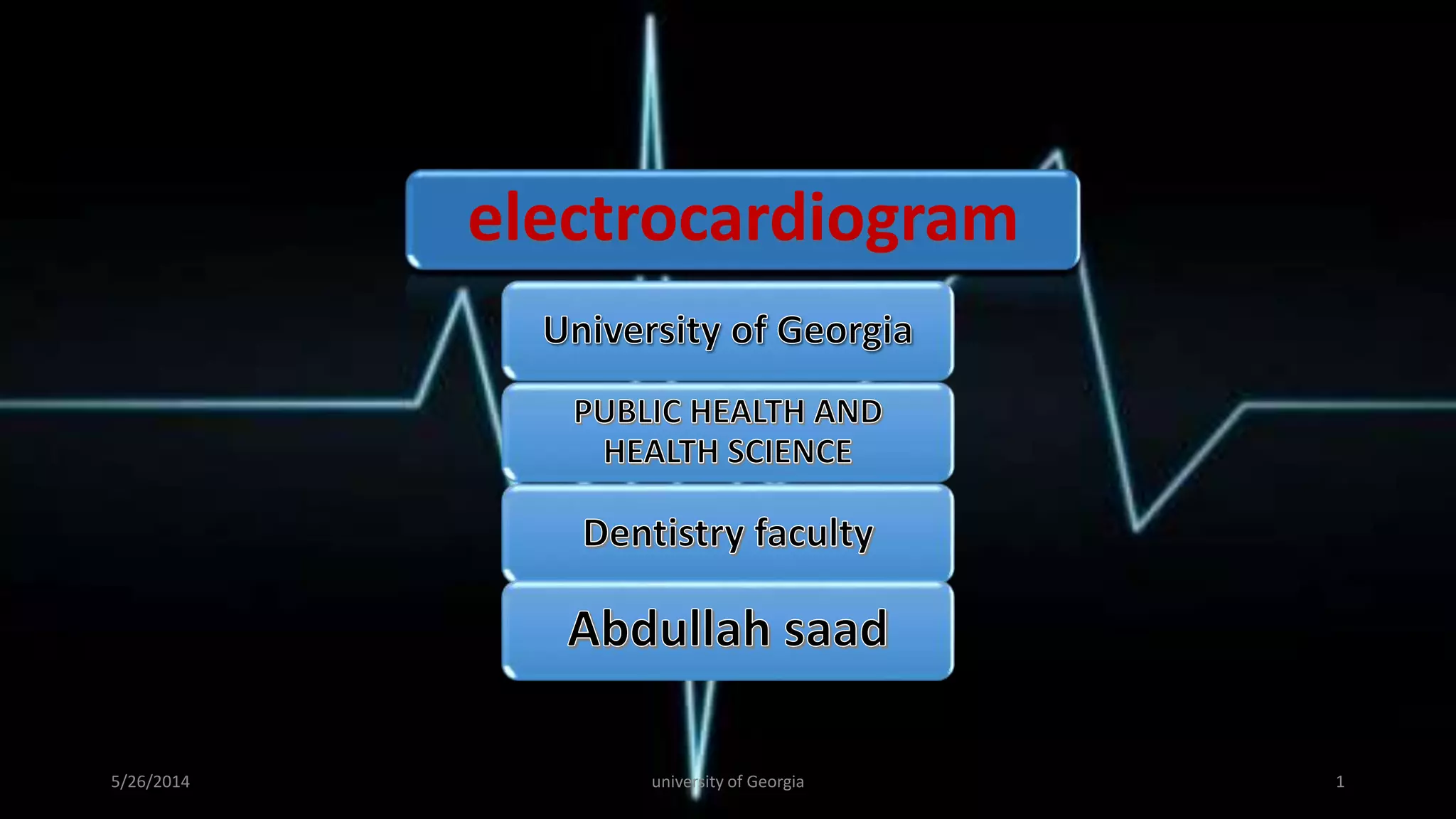 Electrocardiogram ECG or EKG | PPTX