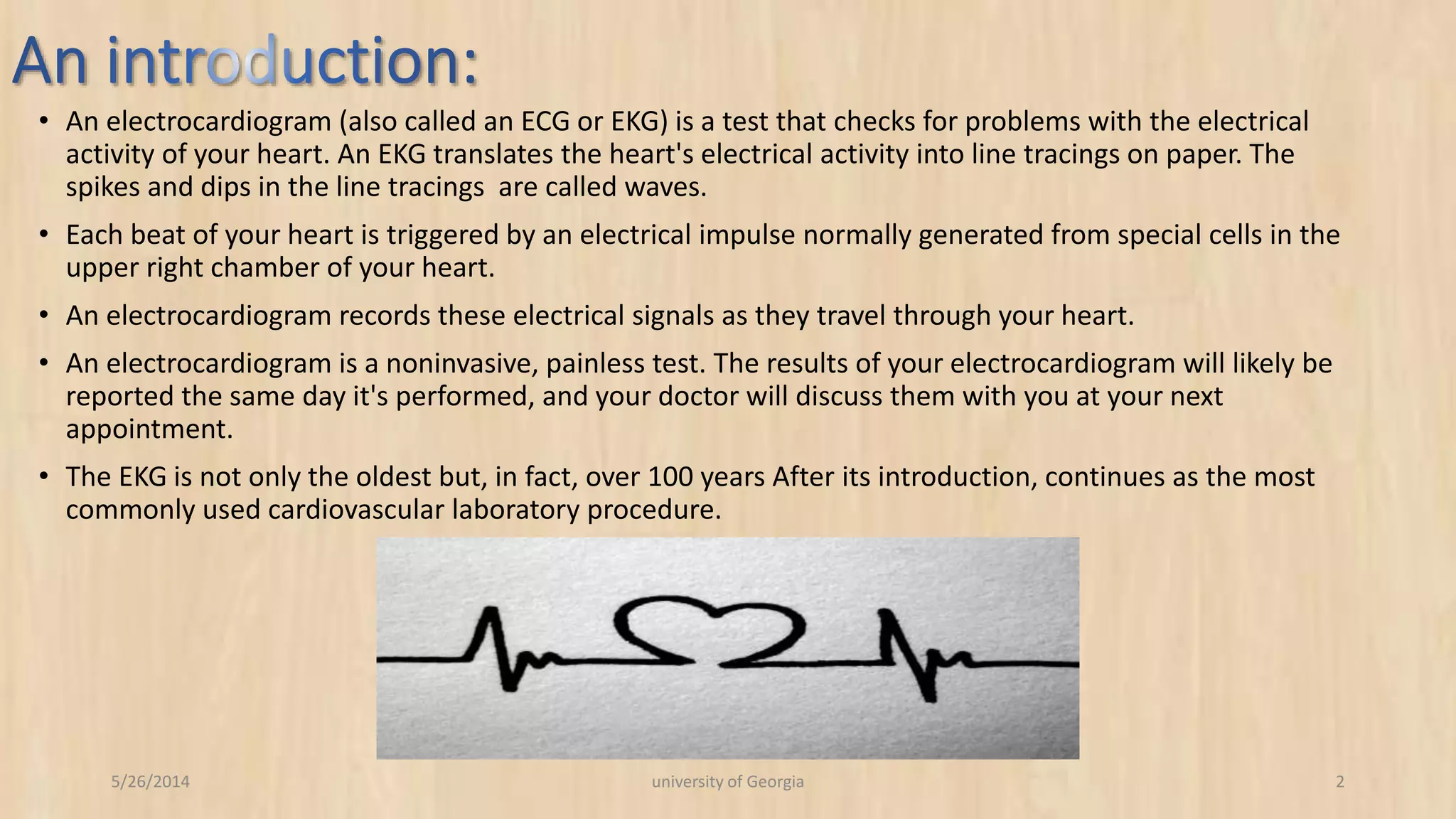 Electrocardiogram ECG or EKG | PPTX