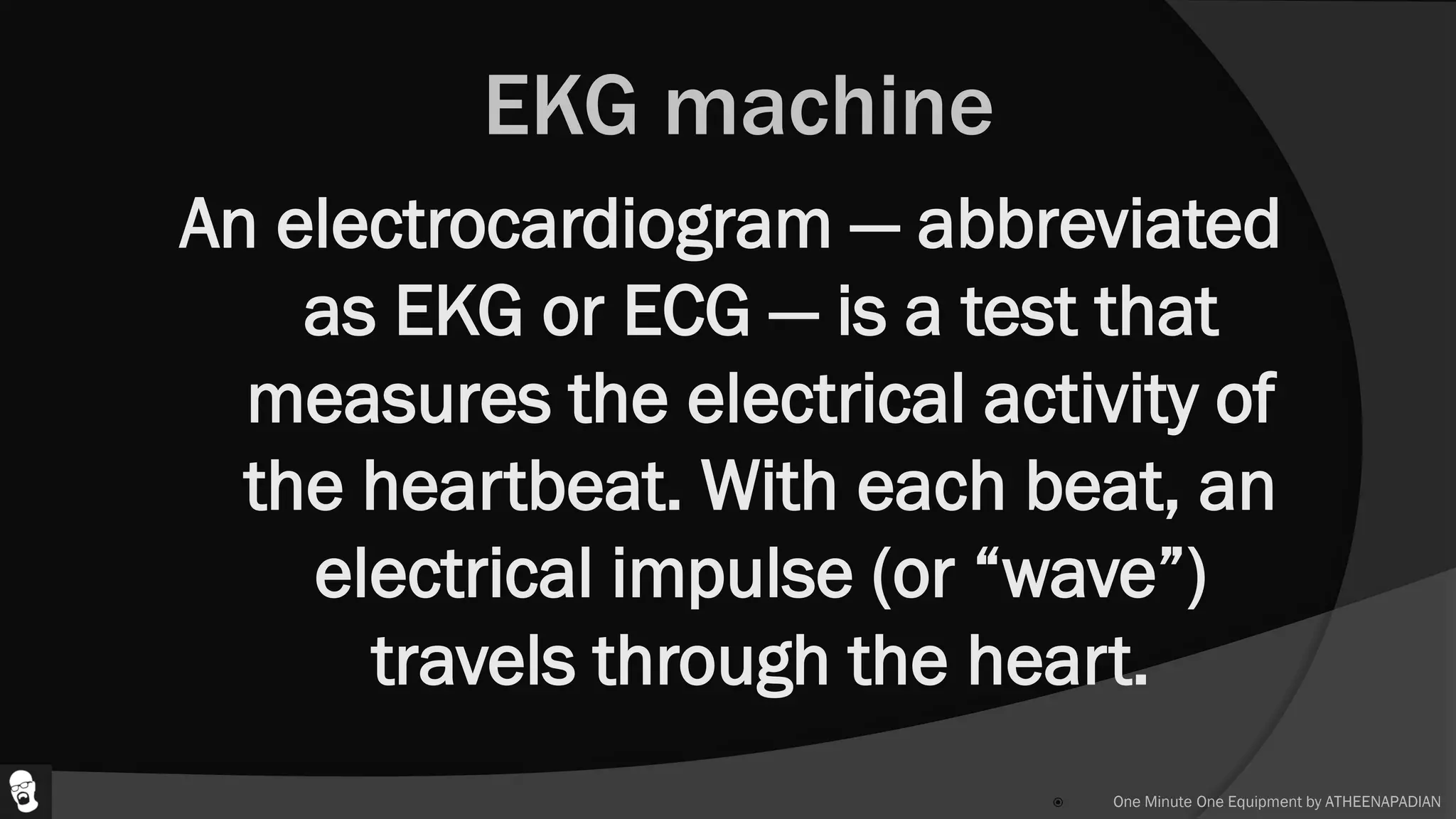 Electrocardiogram Medical Equipment PPT