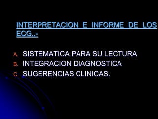 GENESIS DEL ECG NORMAL(Resumen)