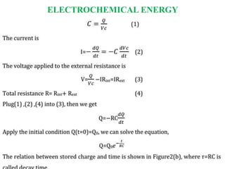 ELECTROCHEMICAL ENERGY
 