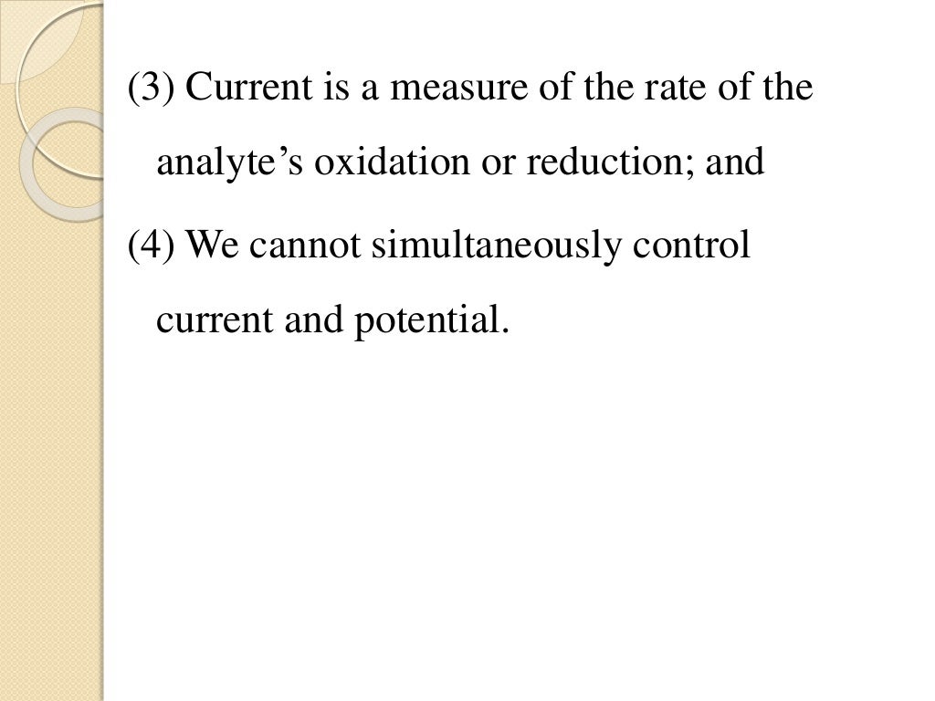 Electrochemical method of analysis
