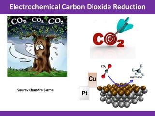 Electrochemical Carbon Dioxide Reduction
Saurav Chandra Sarma
 
