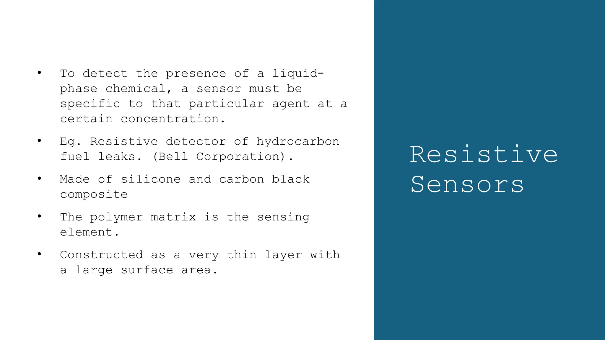 Basic Principle of Electrochemical Sensor | PPTX