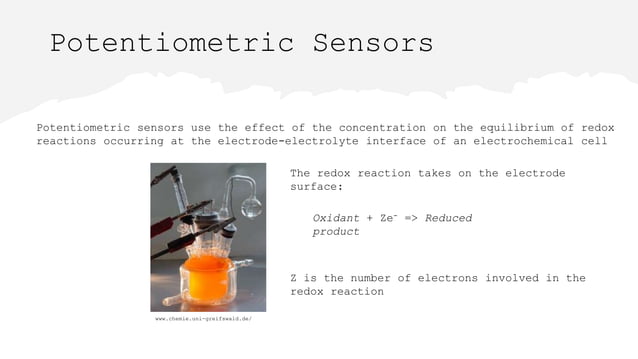 Basic Principle of Electrochemical Sensor | PPTX | Chemistry | Science