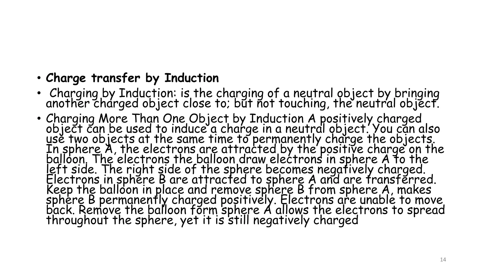 charge transfer process in the presence and absence of electric field | PPT