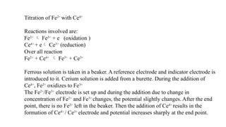 Fe3 Solution electrochemistry engineering chemistry KTU syllabus | PPTX