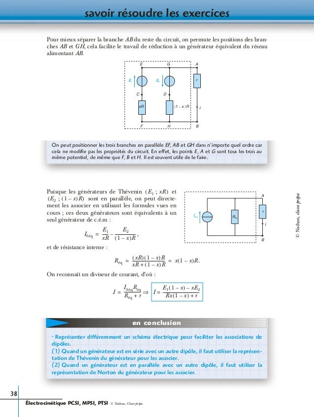 Electrocinetique Class Prepas