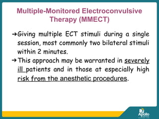 Mecta electroconvulsive therapy ECT .presentation | PPTX