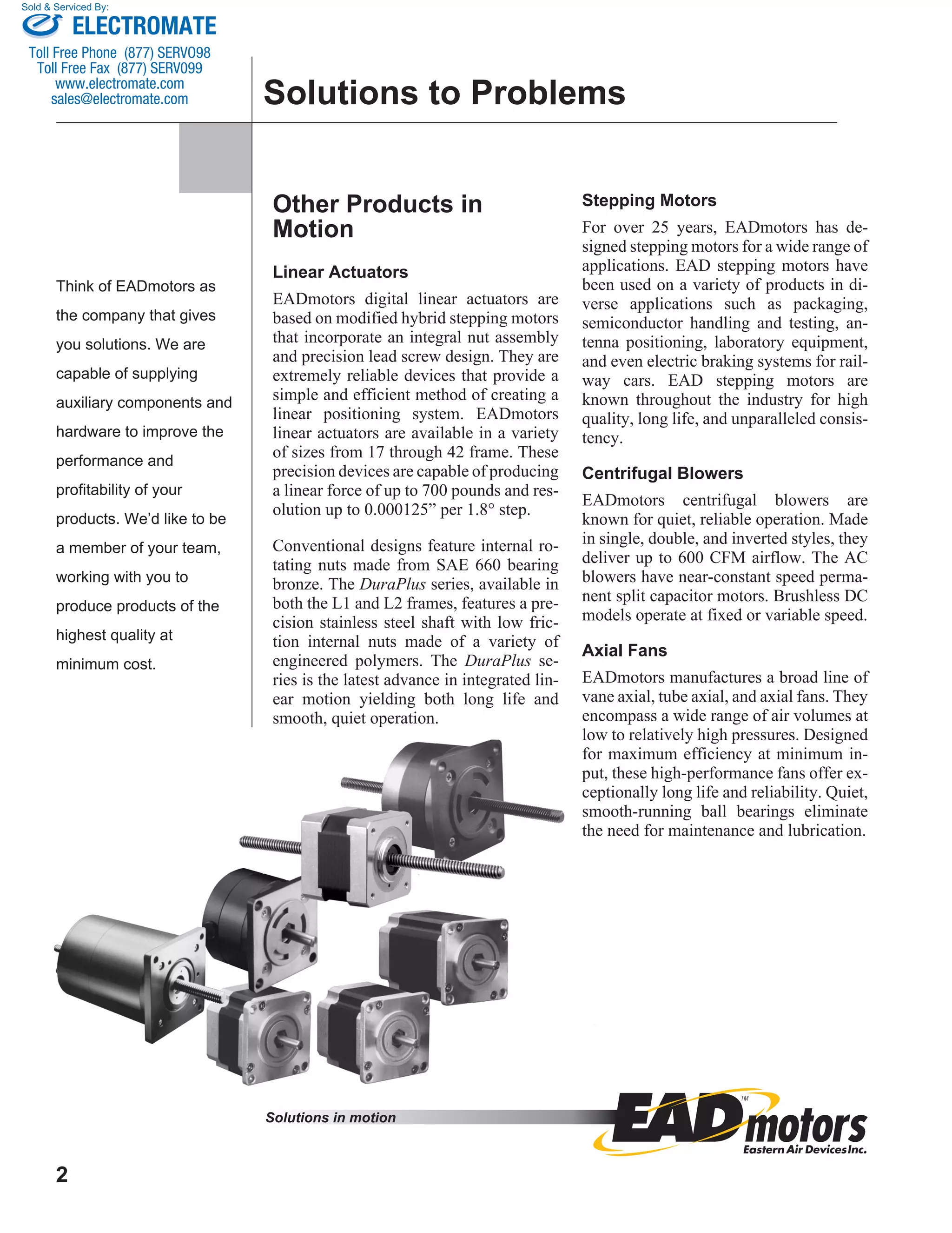 Electrocraft ead bldc_catalog PDF Radio Control Hobbies & Interests