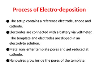 Electrodeposition Electrochemical Deposition_PPT.pptx electrode ...